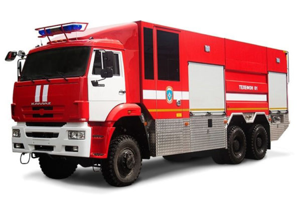 Основные элементы пожарного автомобиля