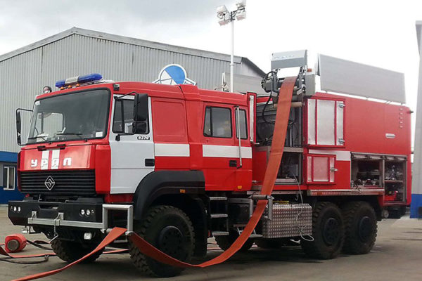 Пожарный насосно рукавный автомобиль