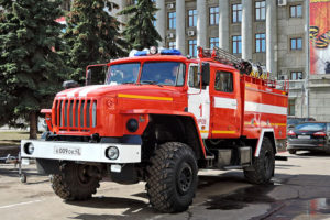 Ural пожарная машина