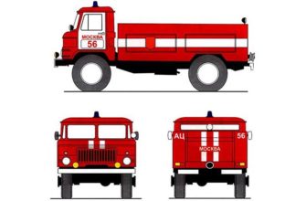 Обозначения пожарных автомобилей