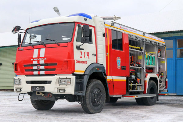 Российские пожарные машины